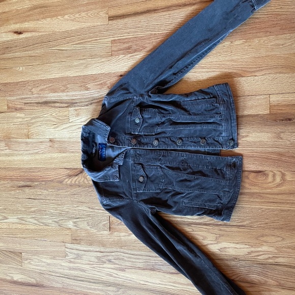 Corduroy Olive Jacket - Picture 4 of 5